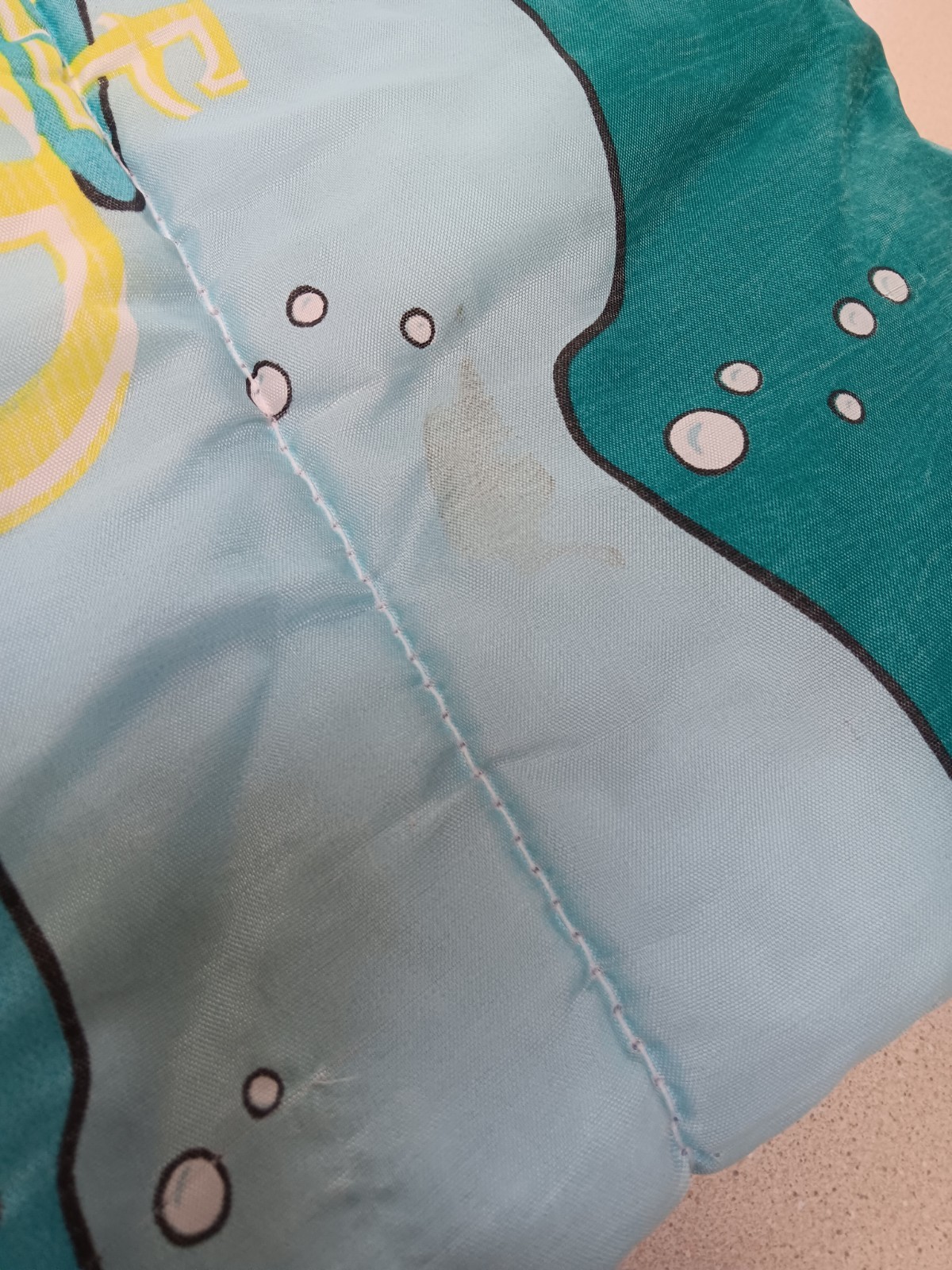 Vintage The Little Mermaid Ariel Sleeping Bag Fleece Zipper 55"x27" 90’s READ