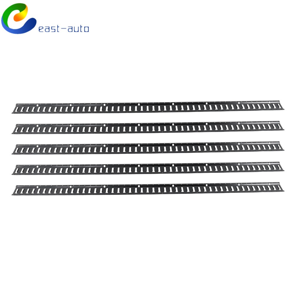 5 Pack 8' E Track Tie Down Rail Kit Fit For Garages Vans Trailers Tie Downs