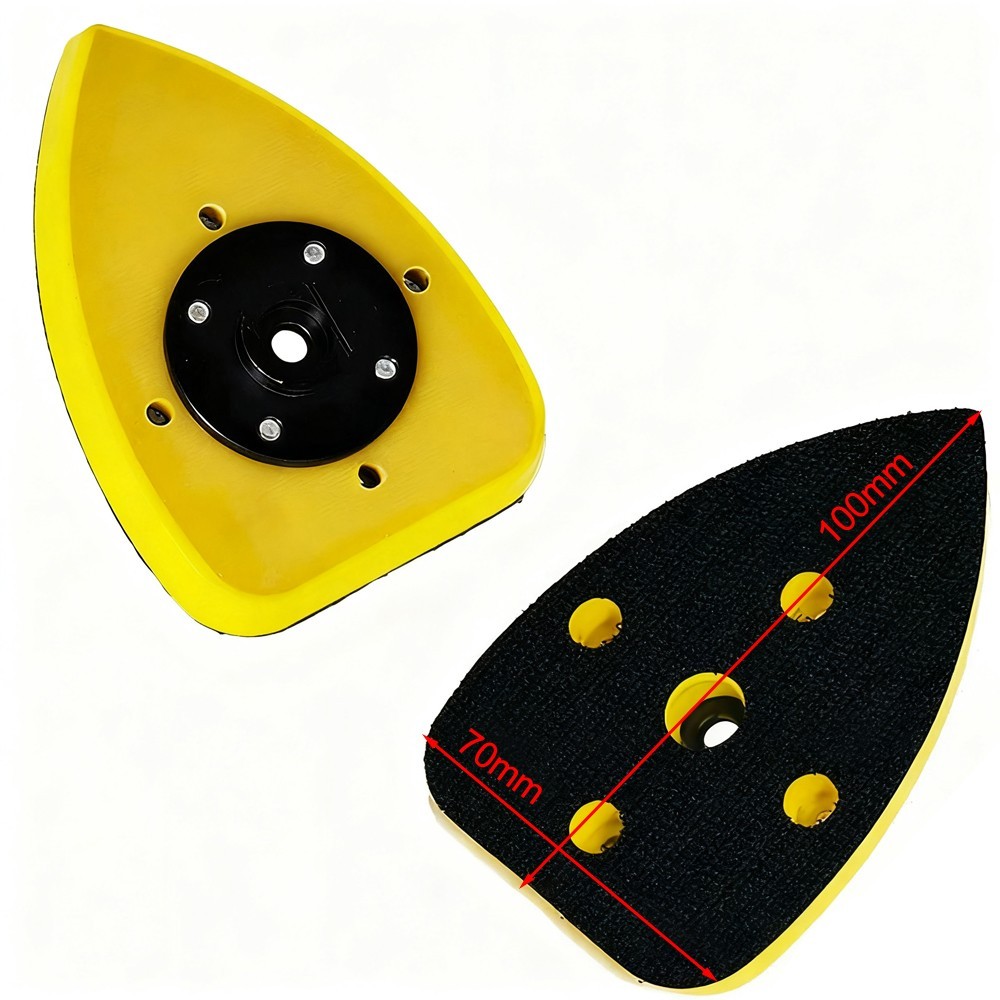 Sanding Pad 70x100mm Triangular Backing Plate for Power Tool For Grinding