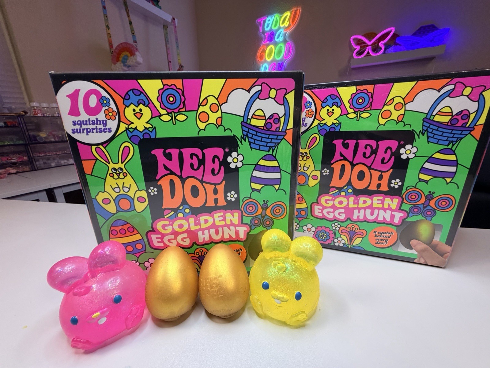 New Hard To Find Needoh Golden Egg Hunt 10 Squishy Surprises