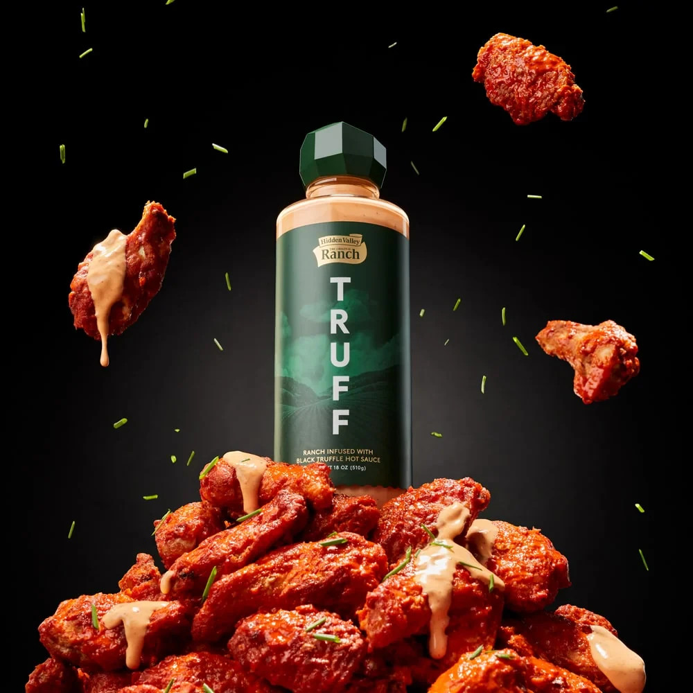 Truff x Hidden Valley Ranch Hot Sauce 18oz Bottle Limited Edition Sealed New!