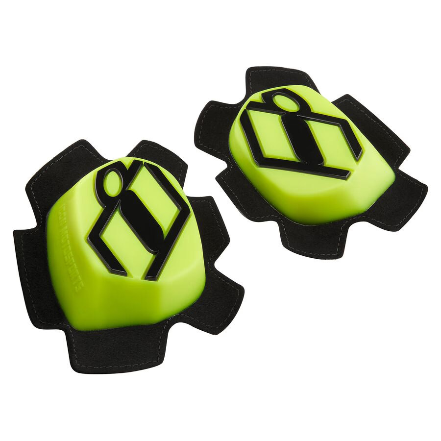 ICON Cloverleaf 2 Replacement Knee Pucks - Hi-Viz