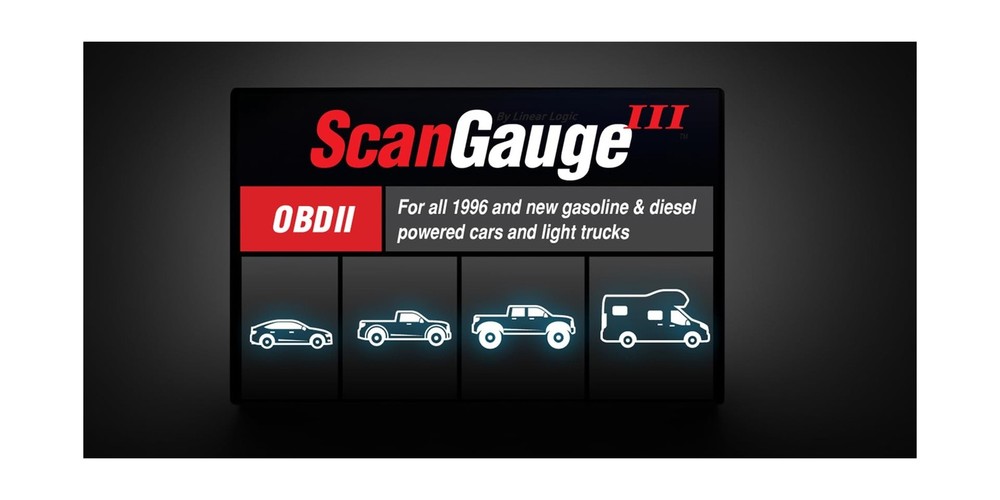 ScanGauge 3 All New Touch Screen OBD2 Code Reader, Digital Gauges & Trip Comp...