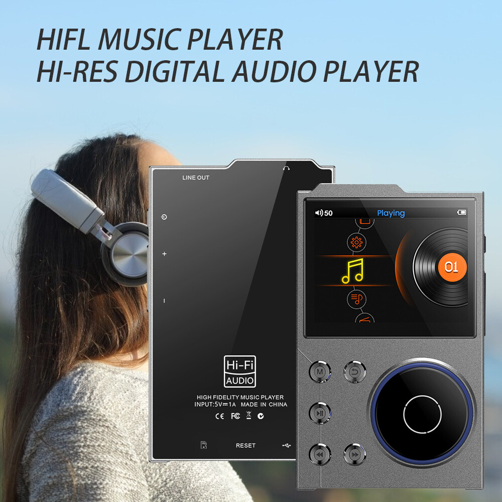New HiFi Lossless MP3 Player with Bluetooth 5.0 DSD High Resolution