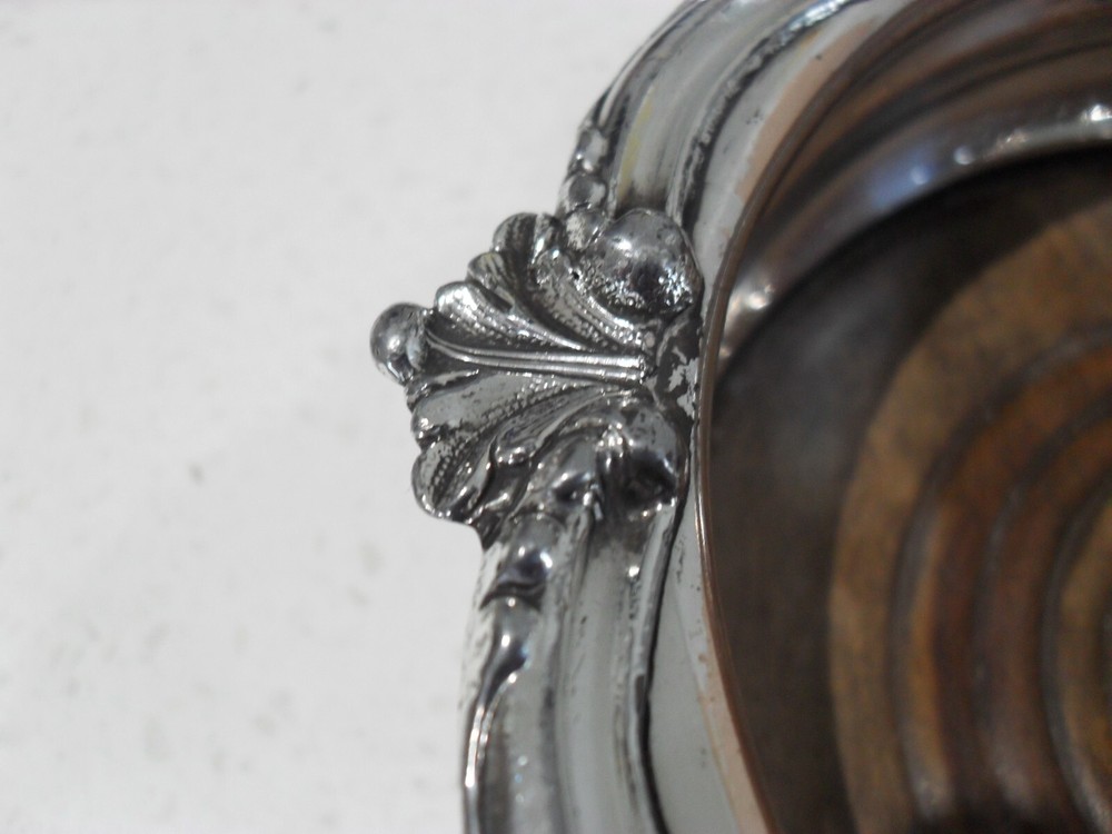Antique Sheffield Silver Plate Coaster