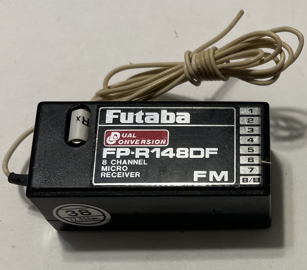 Futaba FP-R148DF 8 channel FM receiver on CH38 Micro
