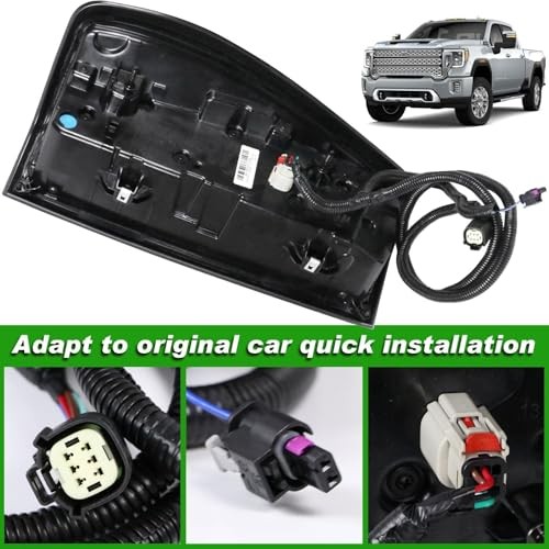 LED Tail Light Assembly Compatible with 2019-2024 GMC Left Driver Side LED Type