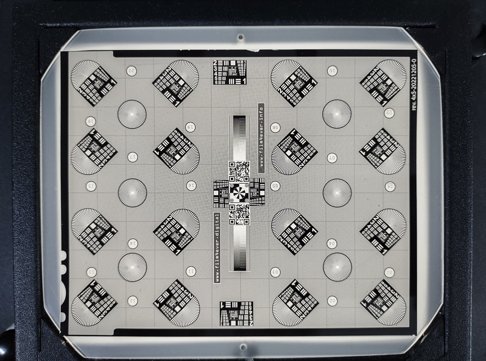 Hi Res 4x5 inch Focus/Sharpness Checker Chart for Camera Scanning