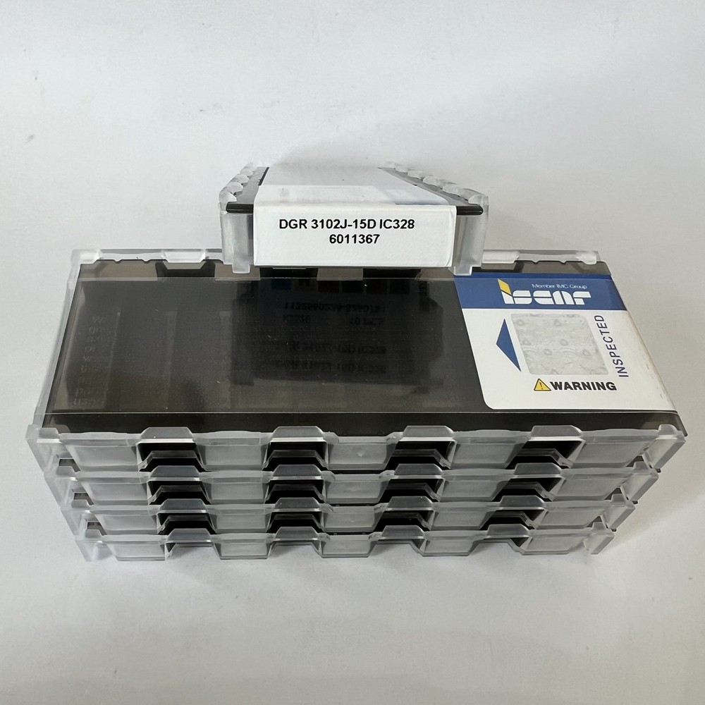 ISCAR / DGR3102J-15D IC328 / Blade CNC d'alliage dur 10 Pcs