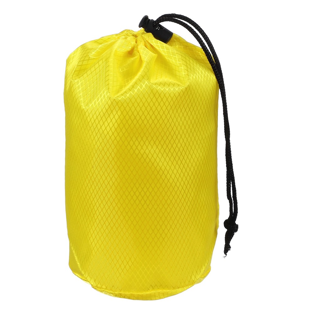 Stuff Sack, Nylon Waterproof Storage Sacks, 4x8Inch (Yellow)