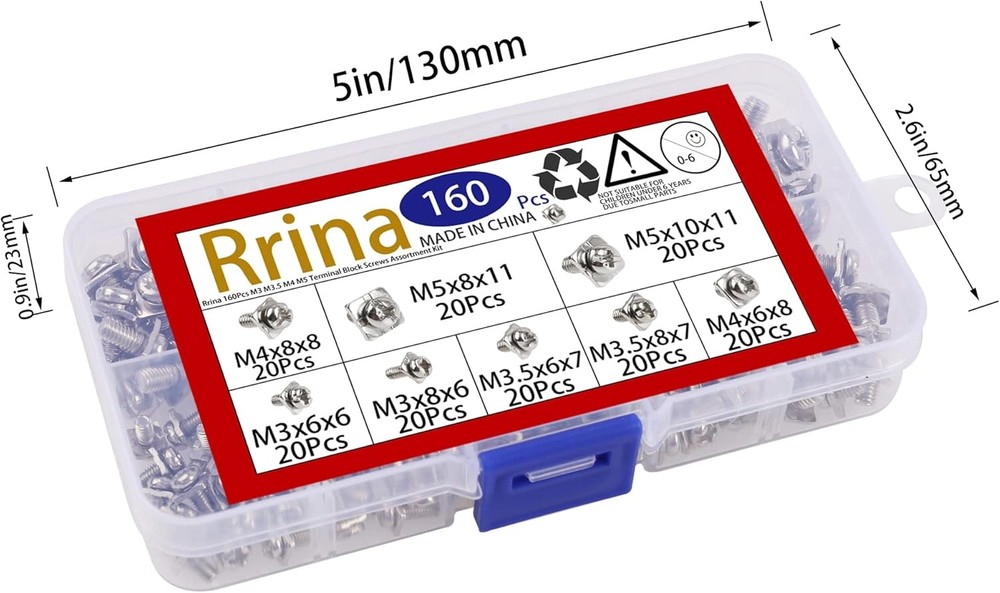 Terminal Block Screws with Washers Kit