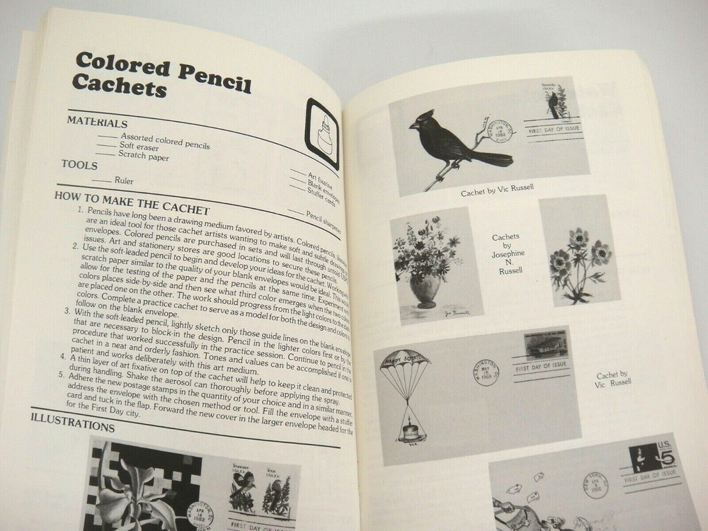 Handcrafted Cachets Make Your Own Cachet and Envelope Handbook FDCs by Russell