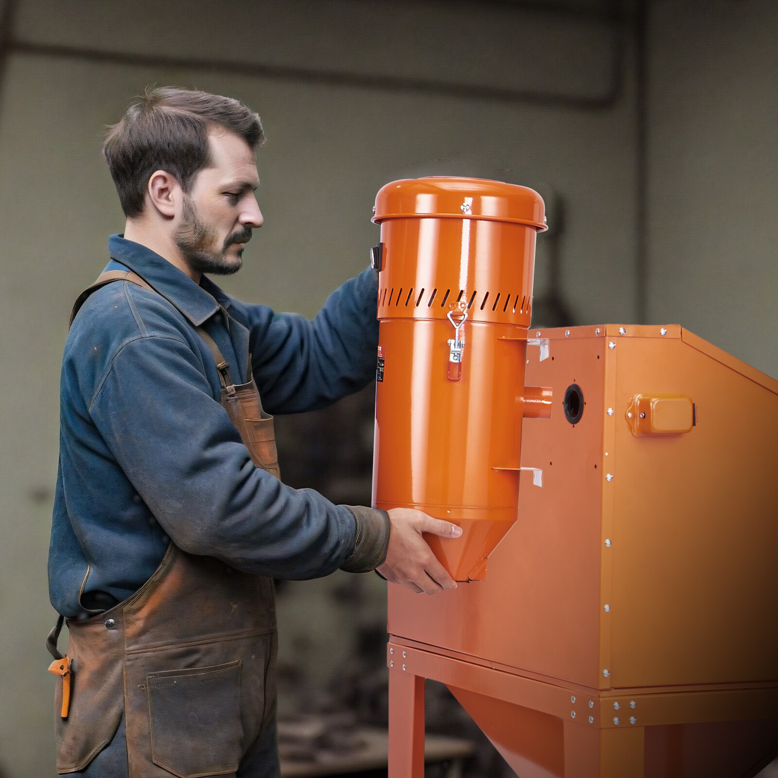 VEVOR Dust Collection System 1200W 1.8 Gallon Dust Collector Media Reclaimer