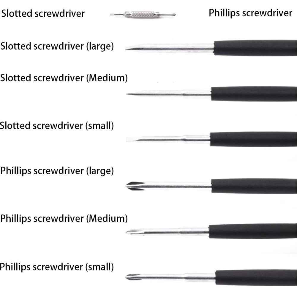 8 in 1 Multi Portable Screwdriver Tools Set with 6 LED Torch