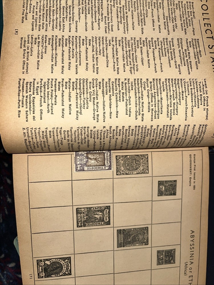 The Modern Collectors Postage Stamp Album Whitman Publishing is Used Age Damage