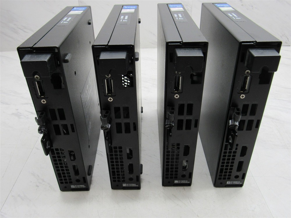 4 LOT - Dell Optiplex 3000 Micro PC Desktop Case Shell Full Assembly DisplayPort
