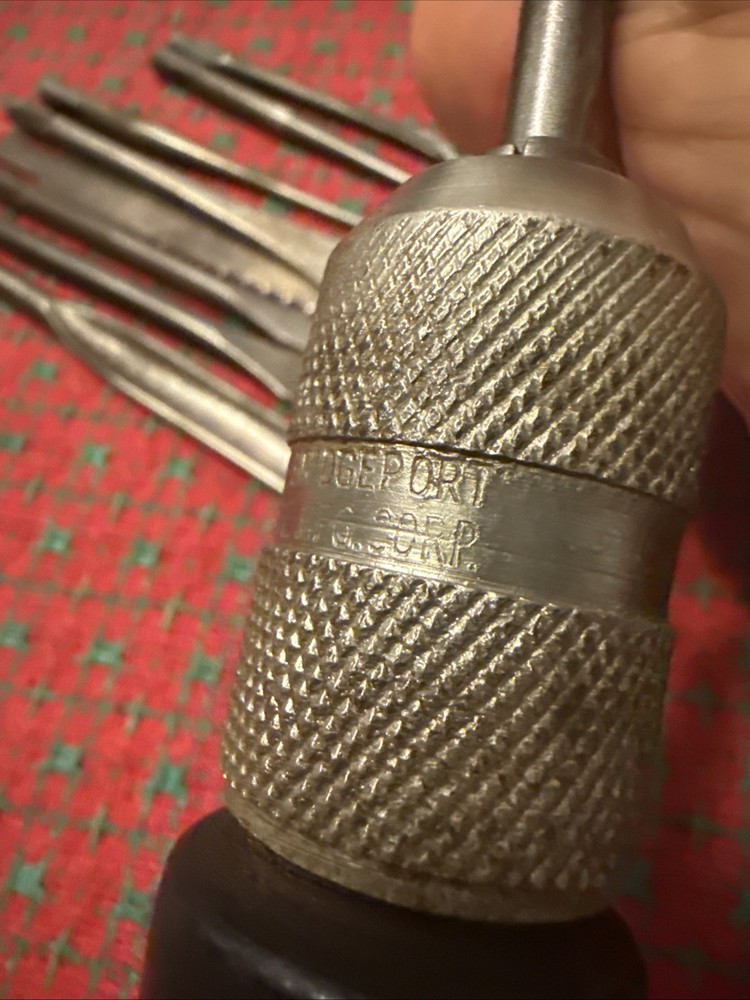 Antique Bridgeport Hardware Co Multi-Tool USA 🇺🇸 Early W/ 9 Bits