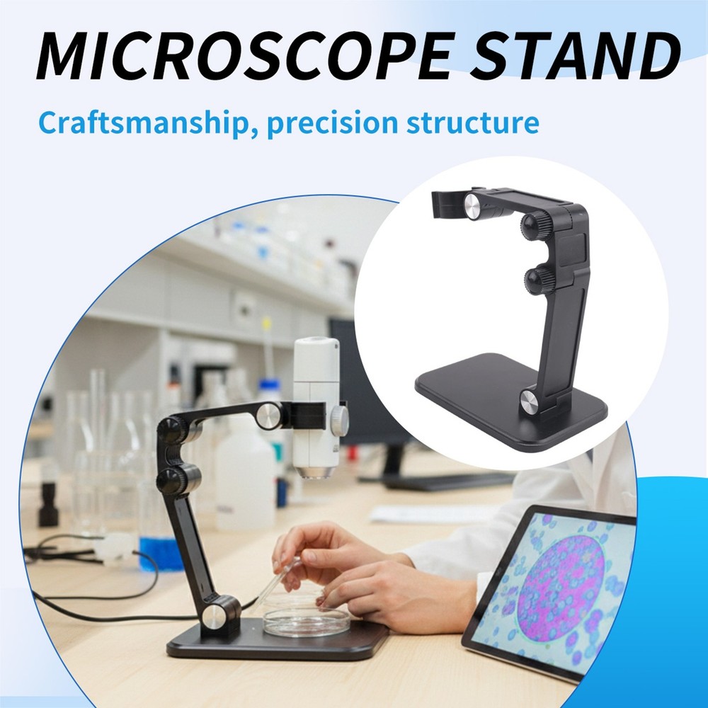 Microscope Stand Foldable and Adjustable Angle Suitable for Wifi Digital1066