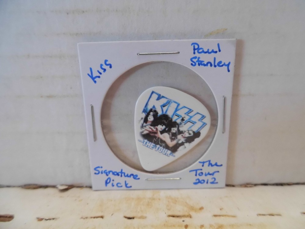 KISS "PAUL STANLEY" 2012 SIGNATURE TOUR GUITAR PICK~READ DESCRIPTION (18~13)