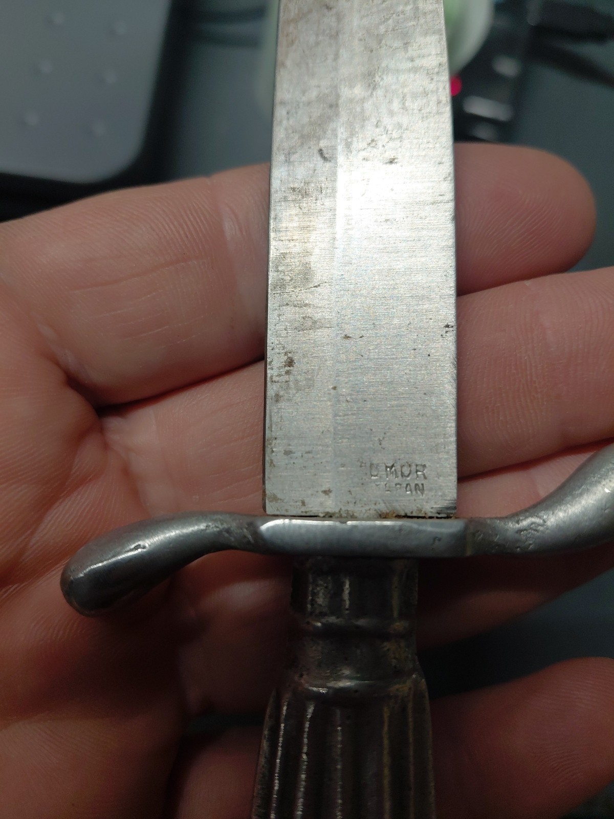 Vintage  Korium Dagger Knife Claw & Ball handle with sheath German Japan