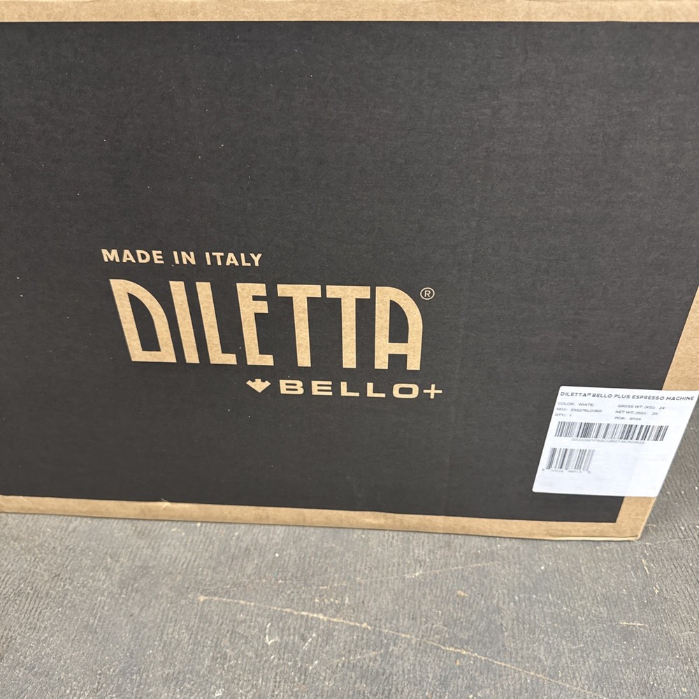 Diletta Bello+ Espresso Machine E61 PID Temp Control Shot Timer White Italy