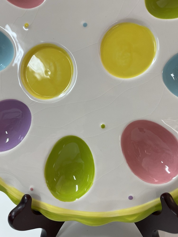 Easter Deviled Egg Platter by Pier 1 Imports 11”