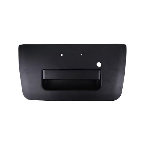 Matte Smooth Black Tailgate Handle Rear Bed Outer Door Handle Open Matte Black