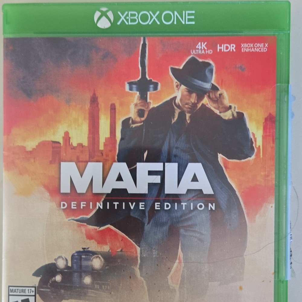 Microsoft Xbox One Mafia Definitive Edition Original Game Case