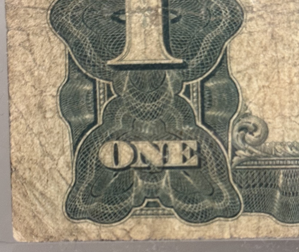 RARE 1899 $1 ONE DOLLAR “BLACK EAGLE” SILVER CERTIFICATE LARGE SIZE NOTE