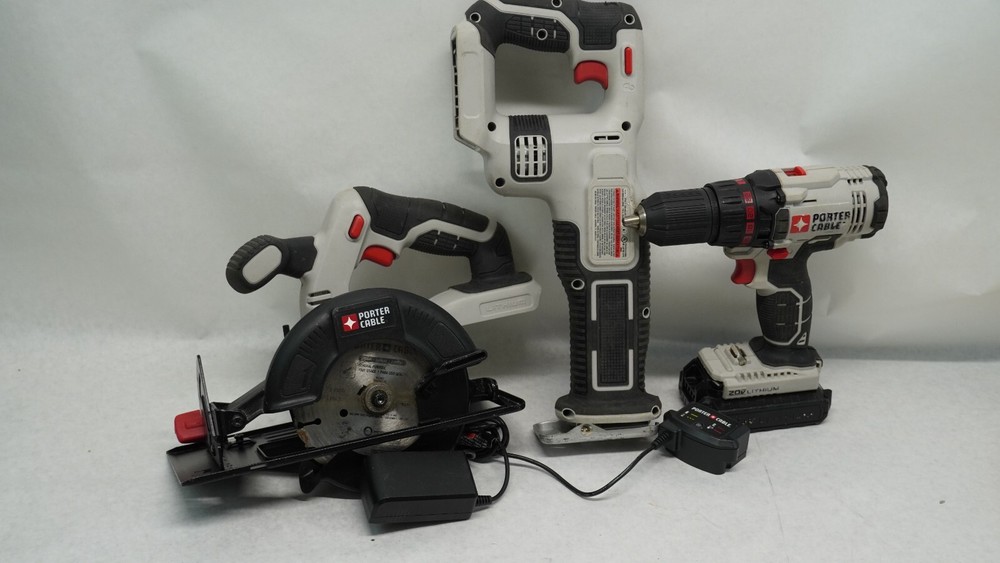 Porter Cable 20V 3- Piece Brushless Cordless Tool Set