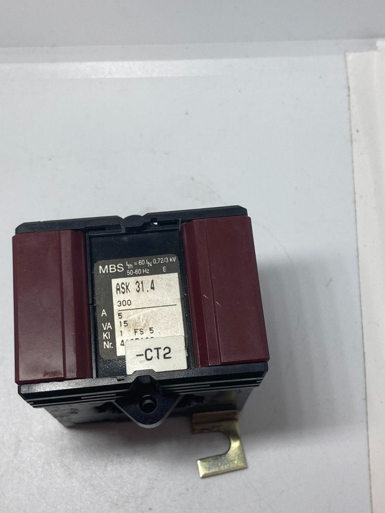 MBS ASK31.4 CURRENT TRANSFORMER 300 5A 15VA