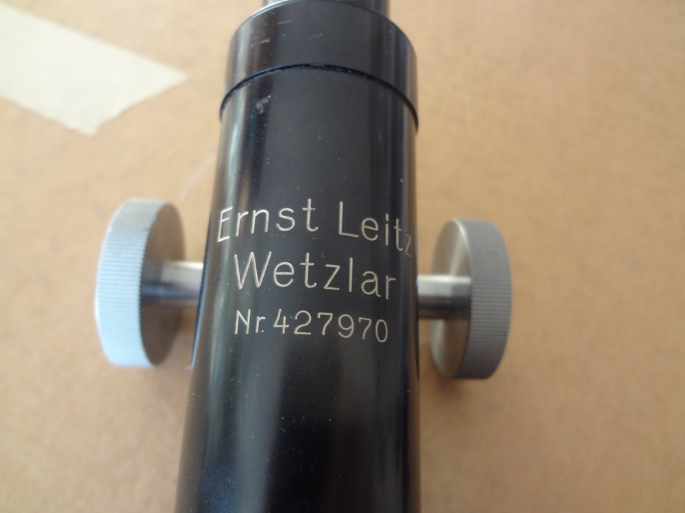 Ernst Leitz Wetzlar Microscope Nr. 417970 Part