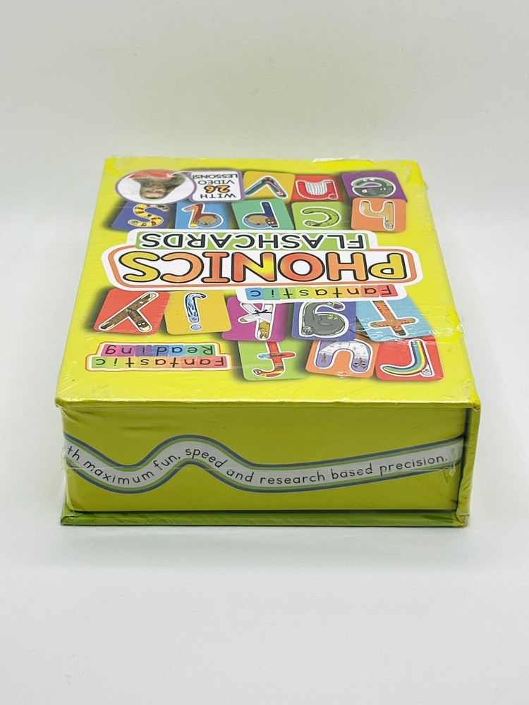 Phonics Flashcards w/ Interactive Video Lessons Children Educational Reading NEW