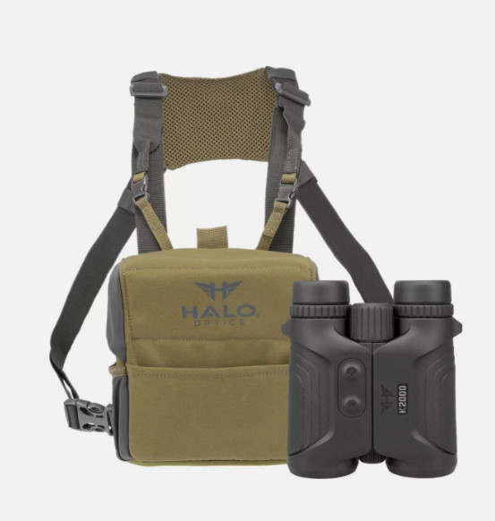 Halo Optics K2000 10x42 Laser Rangefinding Binoculars #HAL-LRFBIN2000