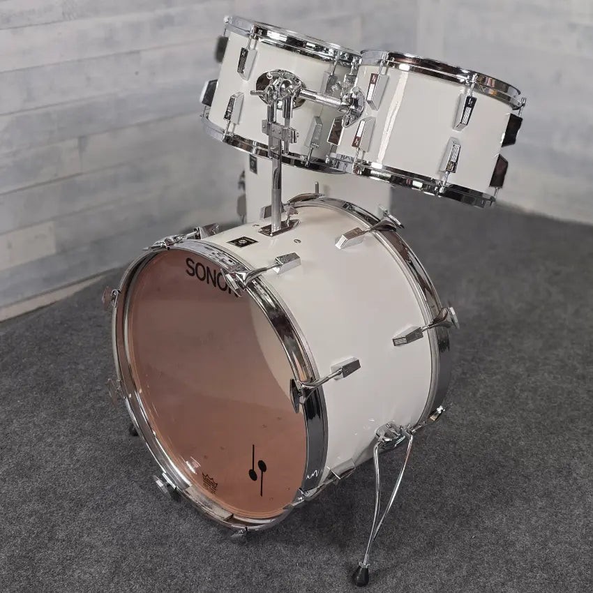 Vintage Sonor Phonic Centennial 4pc Drum Set White Wrap - Good