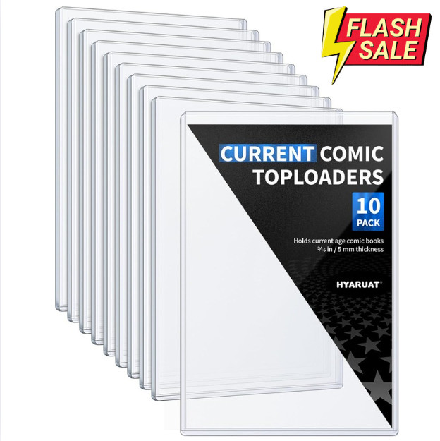 Comic Book Top Loaders for Current, Toploader Hard Sleeves Holder for Comic Book