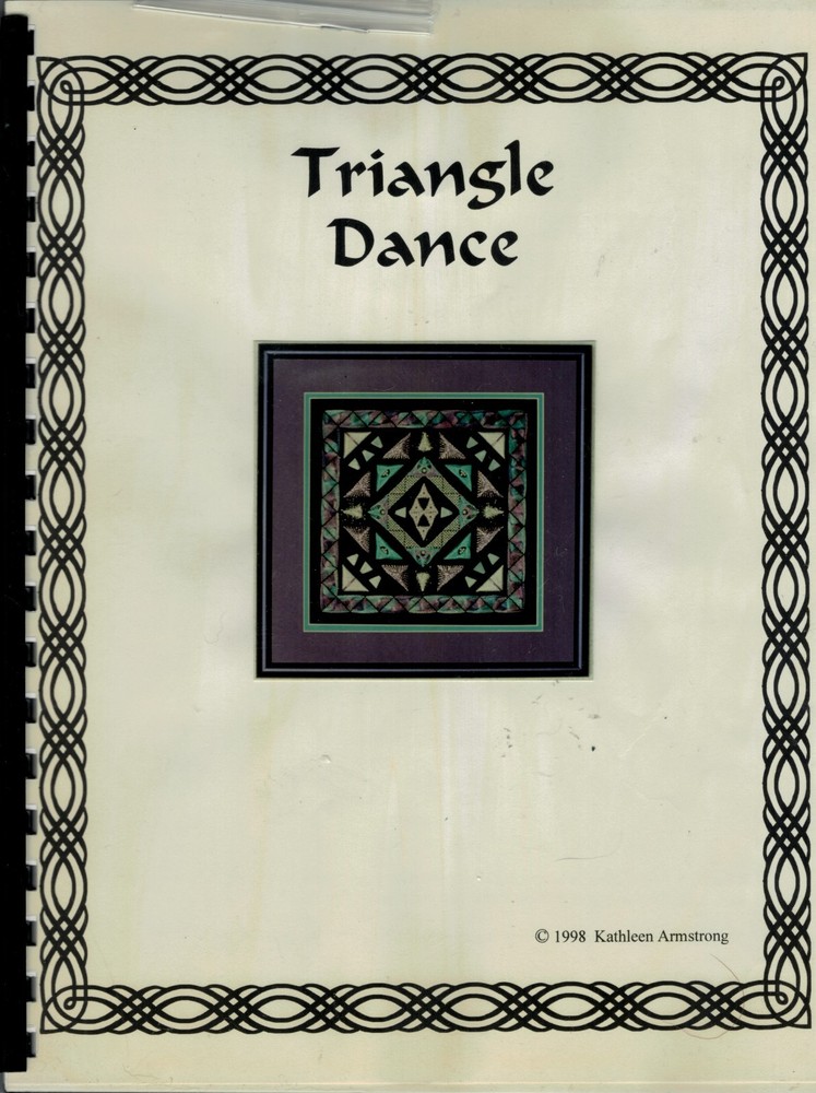 Kathleen Armstrong Counted Needlepoint Triangle Dance Chart with Embellishments