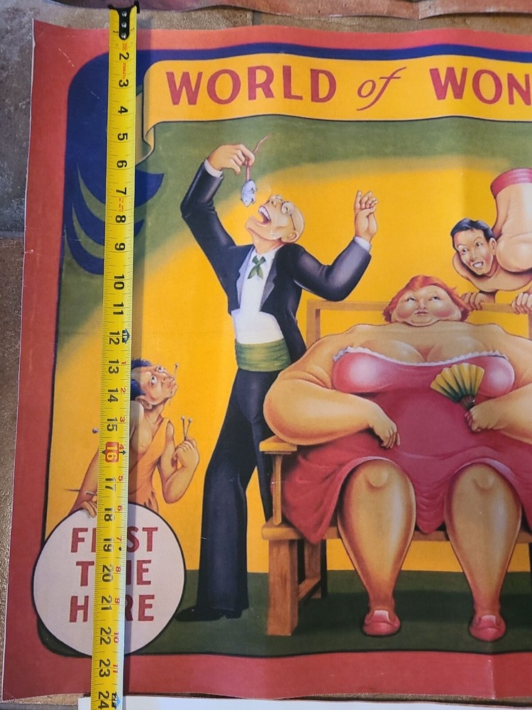 Posters Sideshow Circus Freak Show Carny 7 Total Magic READ