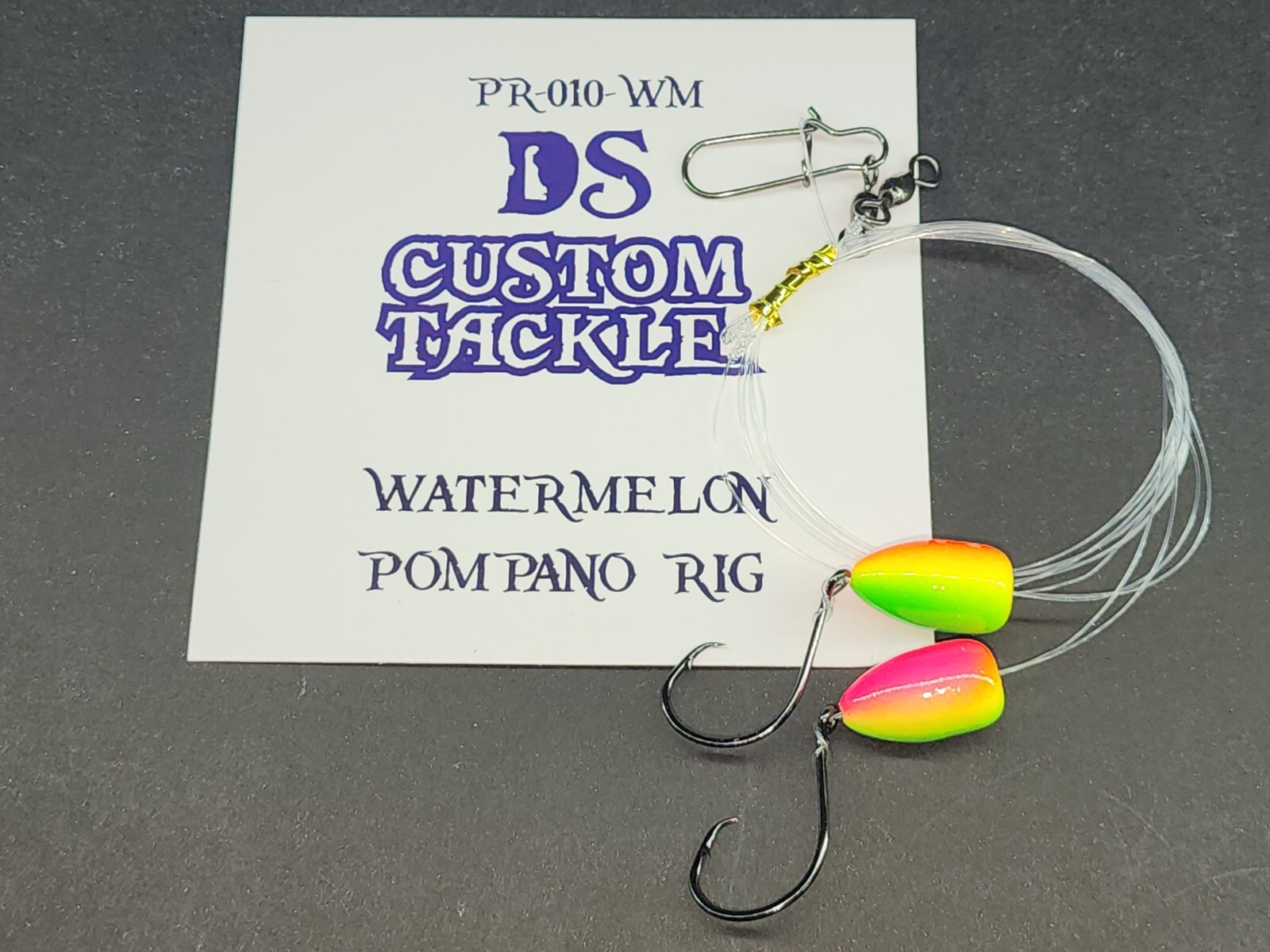 Pompano surf fishing rig high low bullet float rig sand flea whiting snapper