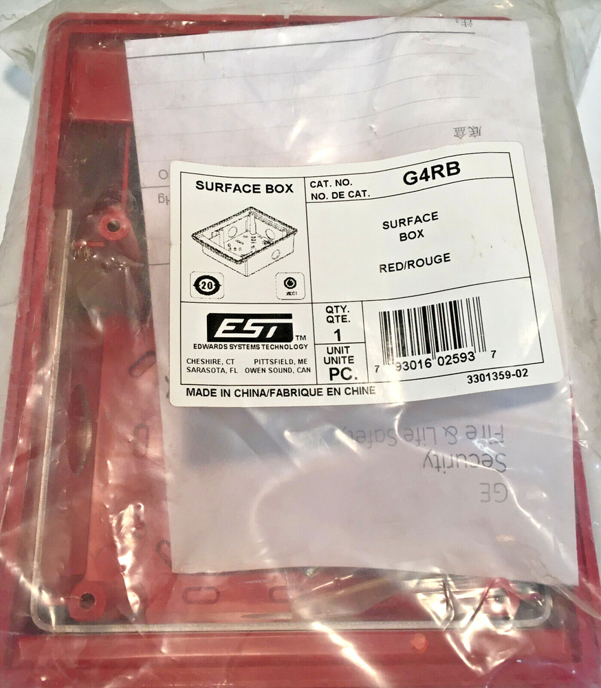 EST G4RB Surface Box Red