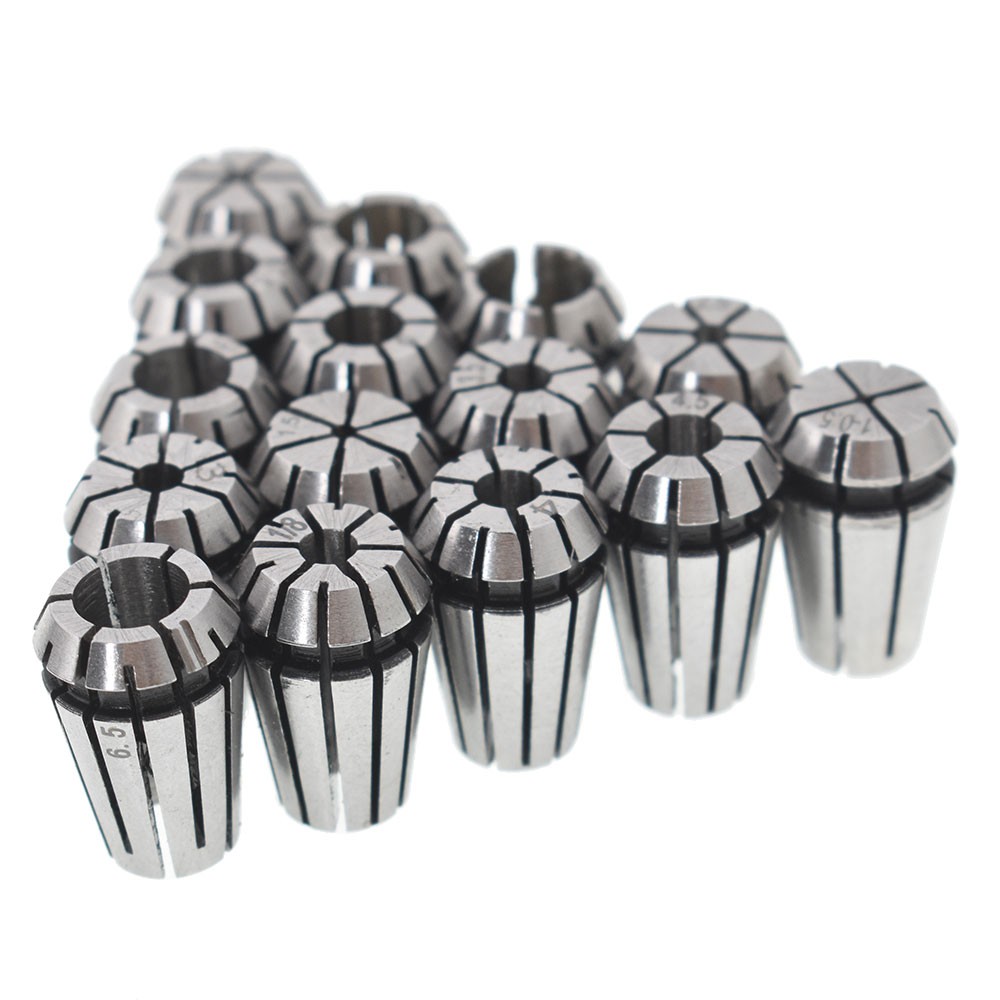ER11 Spring Collet Set CNC Super Precision For Milling Tool NEW 15Pcs