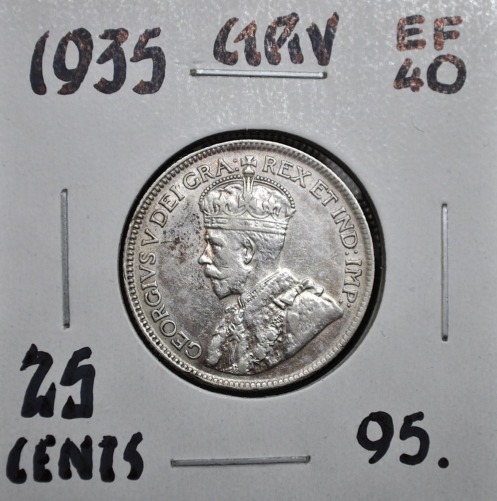 1935 Canada 25 Cents
