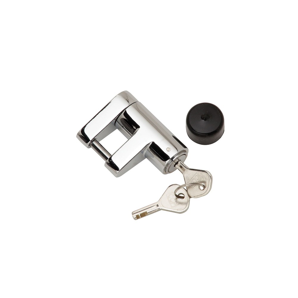 Draw-Tite 580403 Trailer Coupler Lock, Chrome