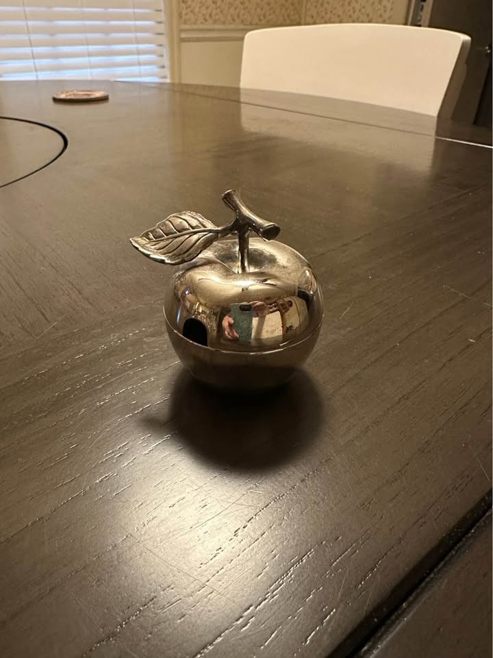 Wm A. Rodger’s Silver “Sweet Apple” Sugar Holder with Spoon