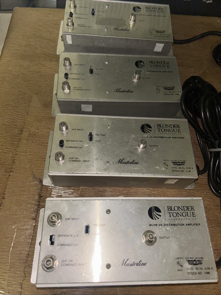 6 PCS. Masterline MUVE -25 Distribution Amplifier