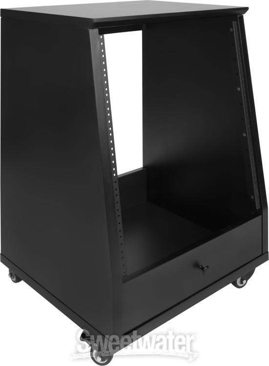 Gator Frameworks Elite 12U Angled Studio Rack - Black