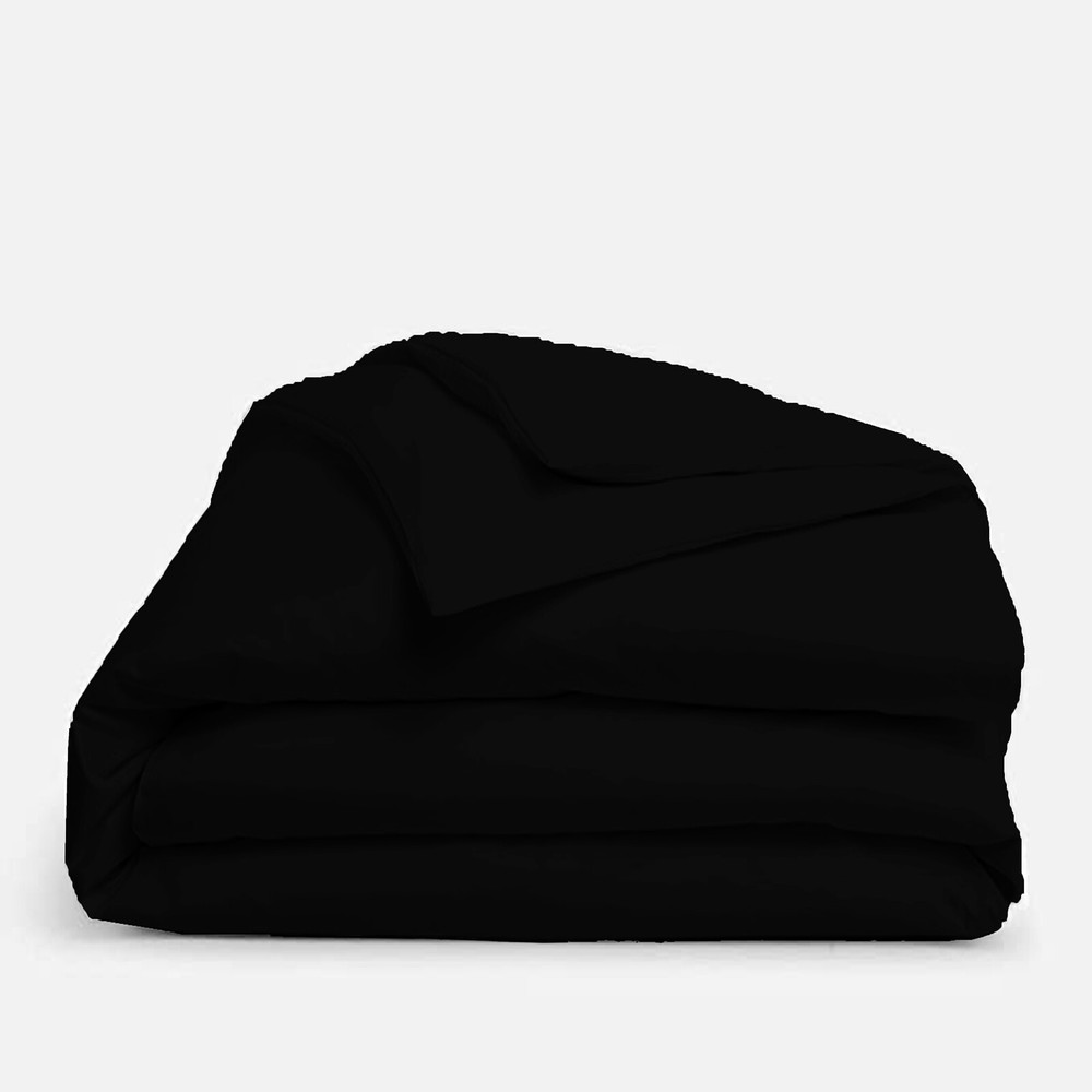 Black Solid Hotel Bedding Collection 1000TC Egyptian Cotton Select Item & Size