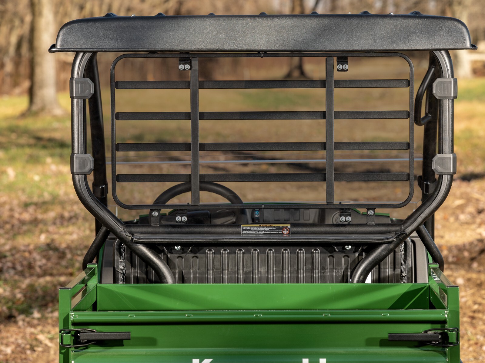 SuperATV Light Tint Rear Windshield for Kawasaki Mule SX (2017+)