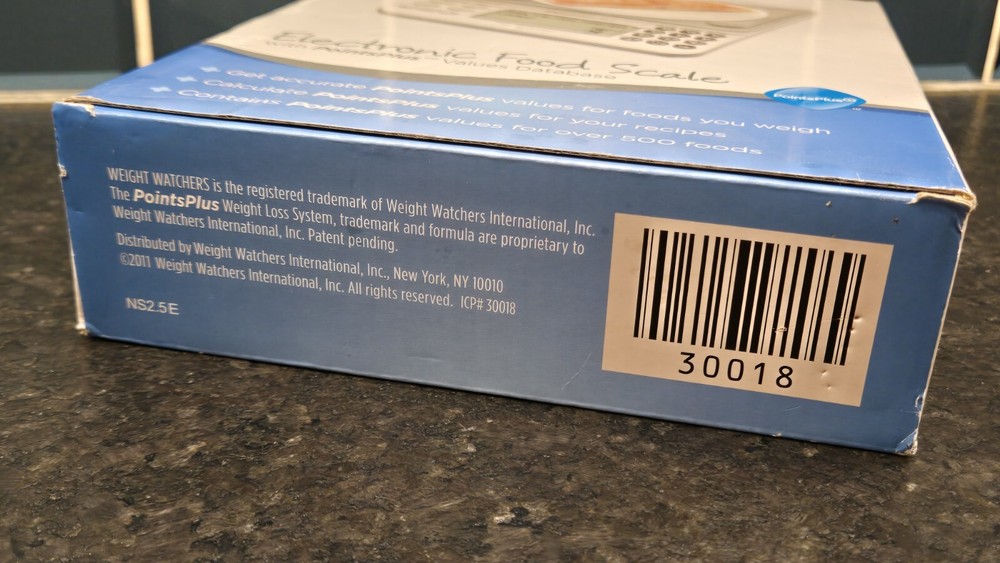 Weight Watchers Electronic Food Scale Points Plus Values Database NEW OPEN BOX