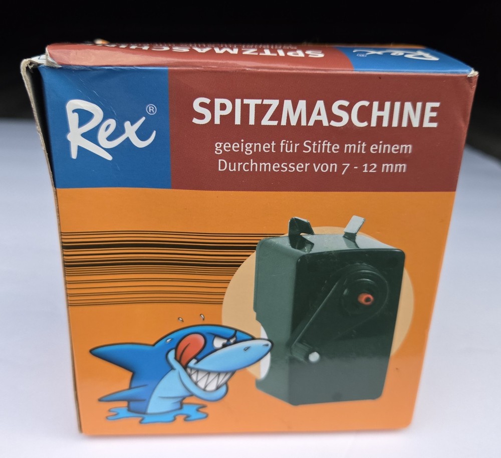 Rex Sharpening Machine Sharpener for 7-12mm Pens Black NEW IN BOX